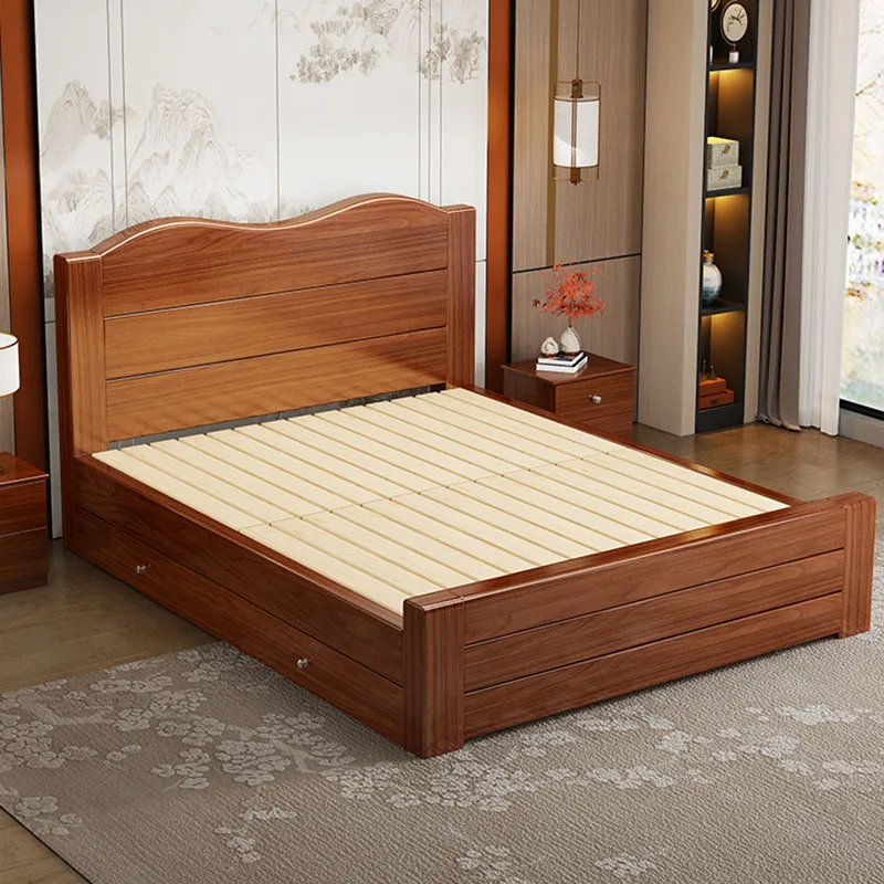 Wooden Mobile Bed Princess Sleeping Design Girls Floor Modern Luxury Children Bed Bedroom Letto Matrimoniale Trendy Furniture