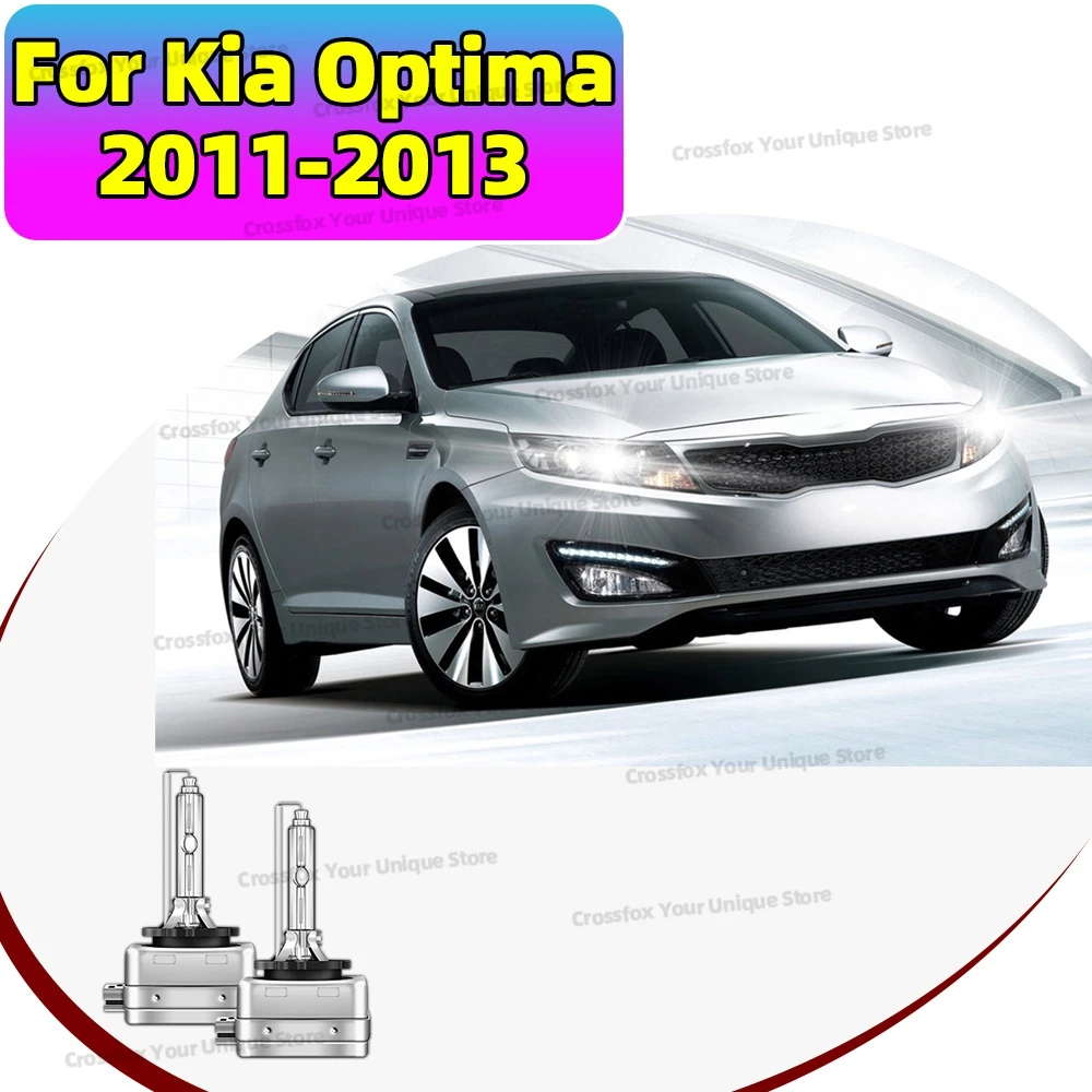 

2x Car HID Xenon Headlight HID D1S Bulbs For Kia Optima 2011 2012 2013 Head Lamps 6000K 8000K 10000K 12V 35W Auto Accessories