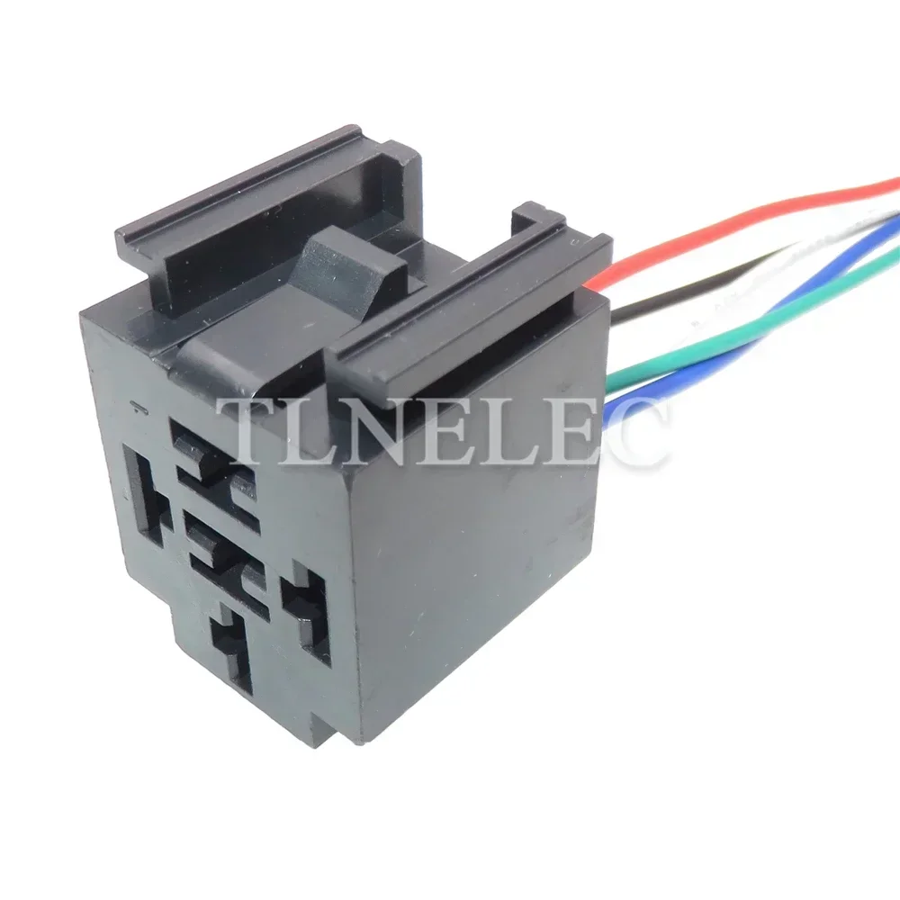 5 Pin Way Auto Wire Harness Connector With Wires Automotive Relay Base Connector Relay Sockets