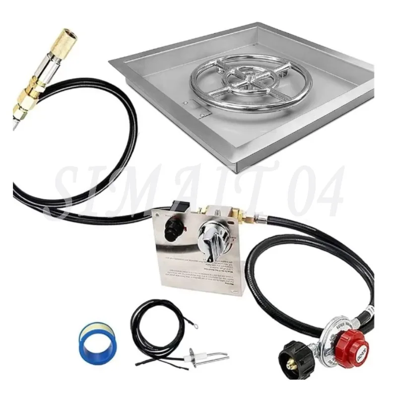 Stainless Steel Round Rectangular Propane Natural Gas Liquefied Gas Oven Brazier