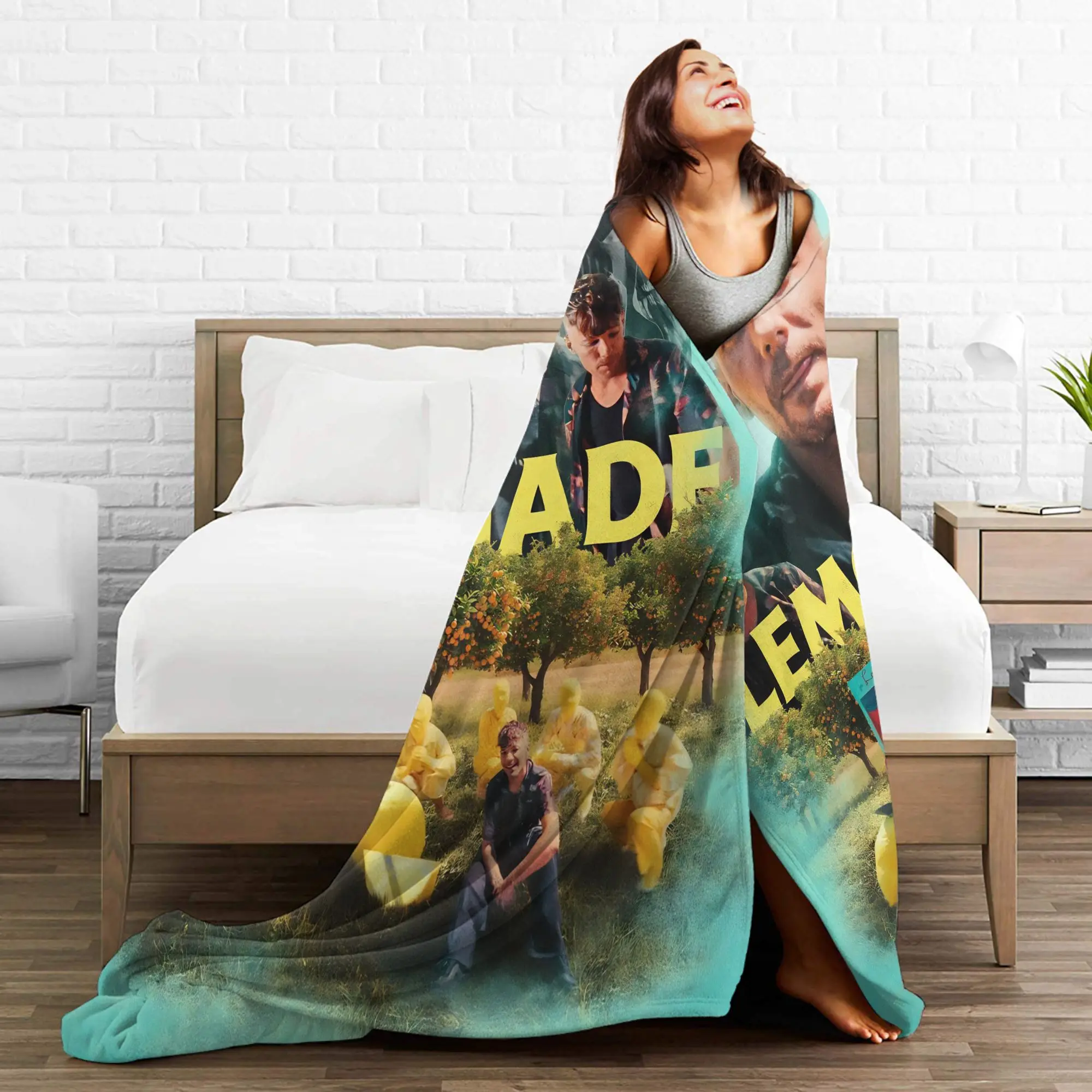 لويس توملينسون عصير الليمون كيف حصلت هنا جولة حول العالم 2026 بطانية الفانيلا لينة الدافئة رمي بطانية لغطاء السرير المفرش #6