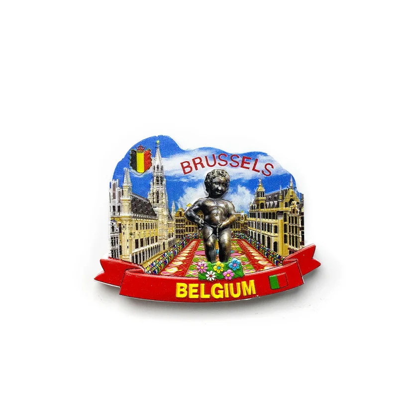 

Belgium Brussels Peeing Boy Creative Refrigerator Magnet Travel Souvenir High-end Exquisite Gift