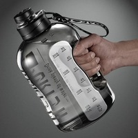 1.7L Sports Water Bottle Gym Cycling Cup Portable Large Capacity Water Bottle For Fitness Camping Men Water Kettle
