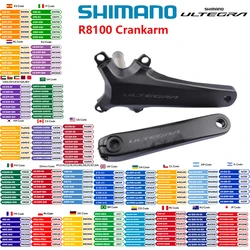 Shimano Ultegra FC-R8100 12s Crankarm Right Side/A Pair For Di2 R8170 Groupset 170mm 172.5mm Original Shimano Bike Parts
