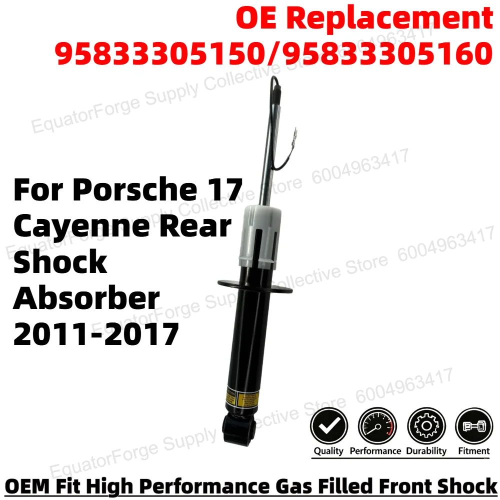 

Direct Fit High Stability Premium Reliable Rear Shock Absorber for Porsche 17 Cayenne OE Number 95833305150/95833305160