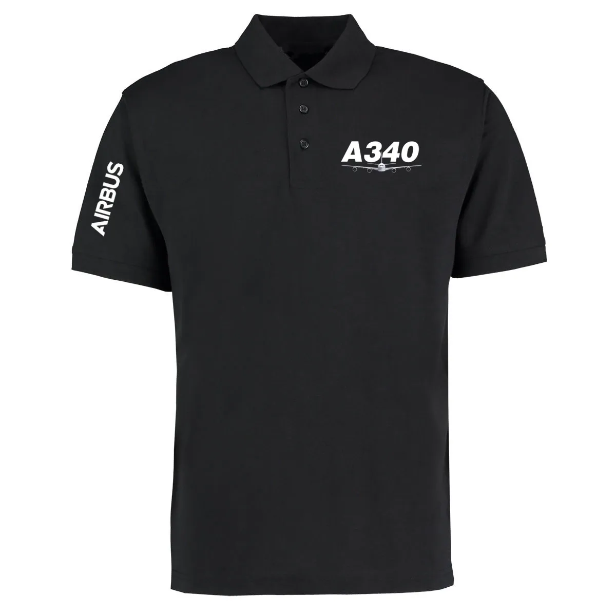 New Short Sleeve Men's Aviation Aircraft Airbus A340 Casual Cotton Polo Shirts Loose Flight Pilots Man T-Shirt Tops Tees