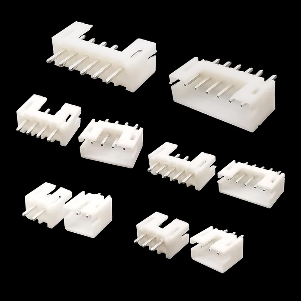 100Pcs JST PH2.0mm Wire Connector Terminal Housing 2mm Pitch 2P/3/4P/5/6Pin JST Male Female Plastic Shell Pin Header Connector