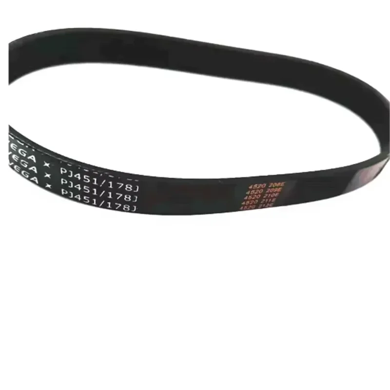 for 7PJ451 8PJ451 9PJ451 Poly V Drive Belt Set Durable Rubber Transmission Ribbed Serpentine Replacement Parts for Auto