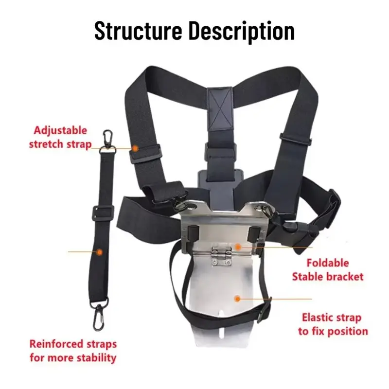 T22C High-Altitude Fusion Construction Work Welding Protection Chest Strap Adjustable Anti-Fall Bracket& Belt