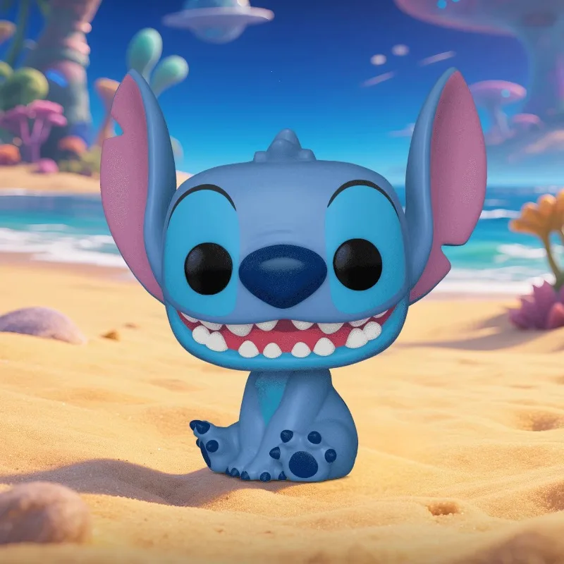 

Genuine Edition FUNKO POP Disney《Lilo & Stitch》Stitch Anime Action Desktop Decoration Ornament Model Toys Collectible Model