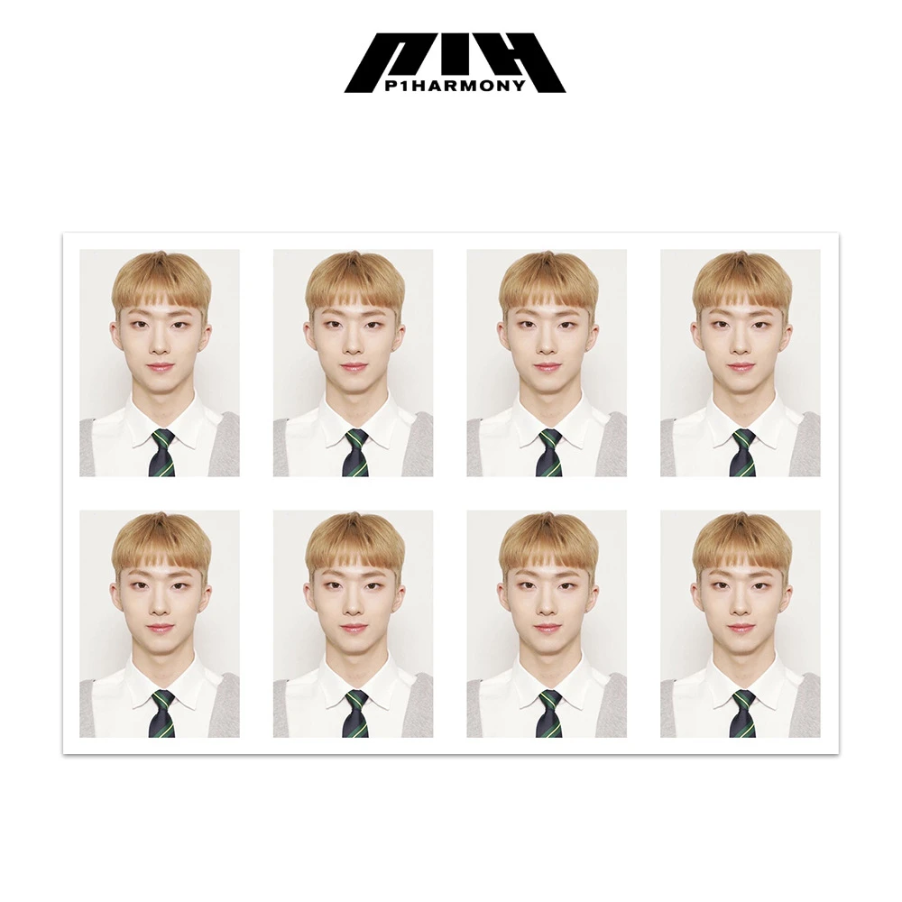 KPOP P1Harmony One Inch ID Foto THEO KEEHO INTAK SOUL JIUNG Killin' It Mitglied Fotokarten JONG SEOB Fans Sammeln Sie ein Geschenk