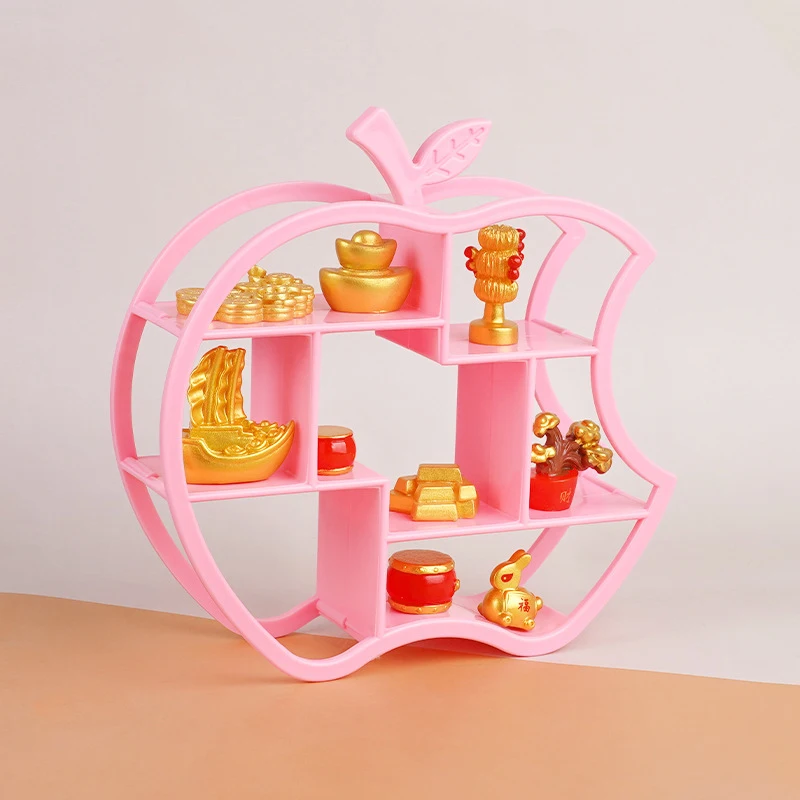 Mini Antieke Plank Ornamenten Poppenhuis Simulatie Display Stand Opslag Plank Model Pop Meubels Micro Scène Decor Props