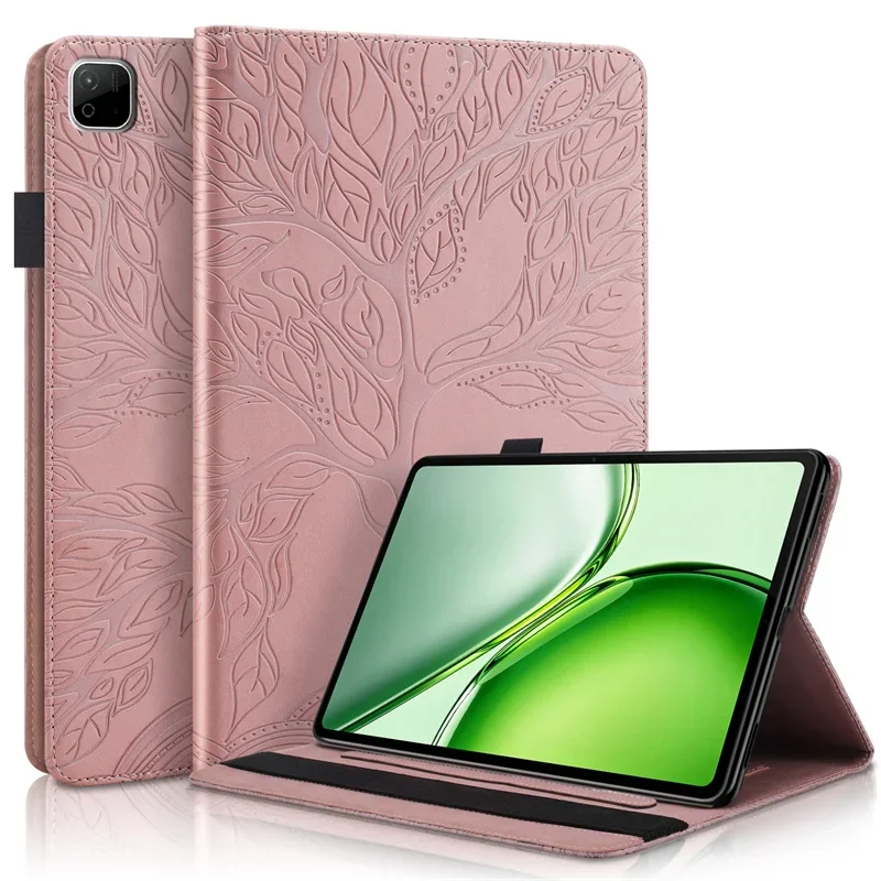 For Honor Pad X9b Max Case Cover Emboss Tree Flip Wallet Stand Tablet Cover For Coque Honor Pad X9 Max 13 inch 2026 Case YAG-W09