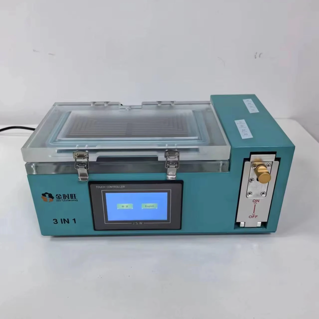 

JSW 7inch 3 in 1 LCD Laminating and Defoaming hine Only External Pump for Mobile Phone Display Glass Laminate OCA Repair