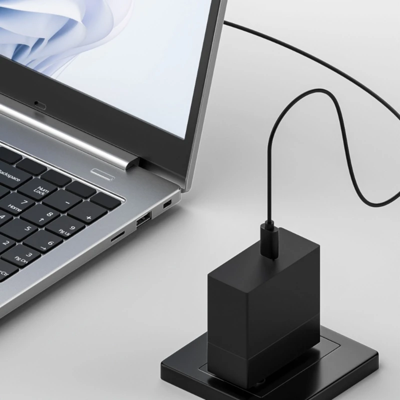USB C Type C to 5.5x2.1mm 12V 20V PD Triggers Cable for Monitors Camera Toy