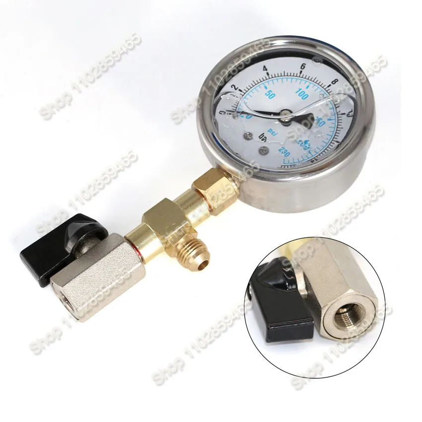 

Car Shock Absorber Test Tool Accurate Size Pressure Gauge Air Suspension Leakage Tester Replacement