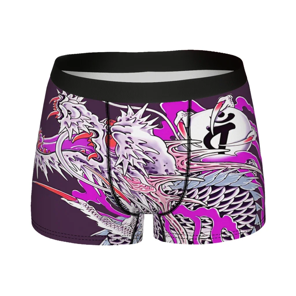 Dragon Of Dojima Yakuza Underpants Homme Panties Men's Underwear Ventilate Shorts Boxer Briefs