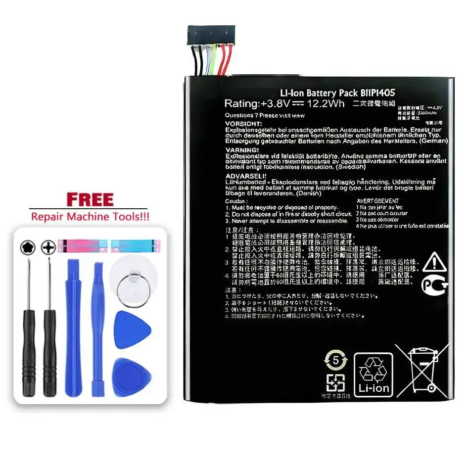 

3090Mah B11P1405 Safe For Asus Memo Pad 7 ME70CX K01A Tablet Battery