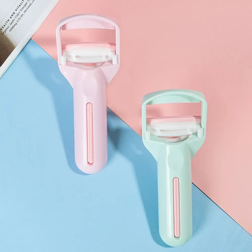 

Mini Plastic Press Type Eyelash Curler No Pulling Long Lasting Lashes Curling Clip Eyelash Lift Wide Angle Girls