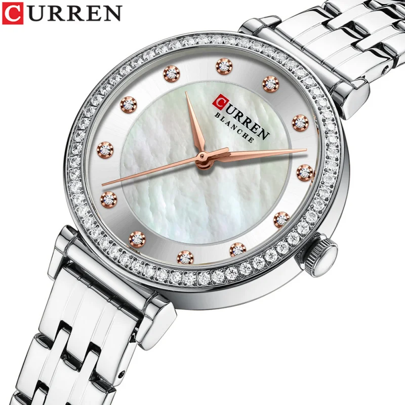 Curren 9087 montre pour femme mode montres pour femme montre à quartz montre décontractée montre à ceinture en acier montre