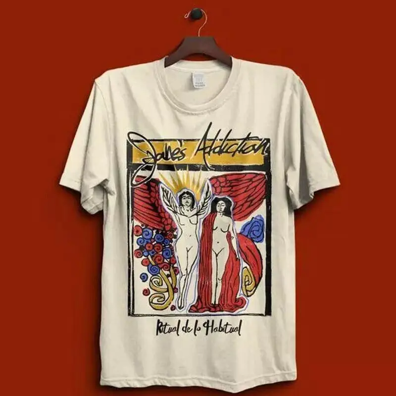 

Футболка с коротким рукавом Jane'S Addiction Tour 2024, футболка с перепринтом