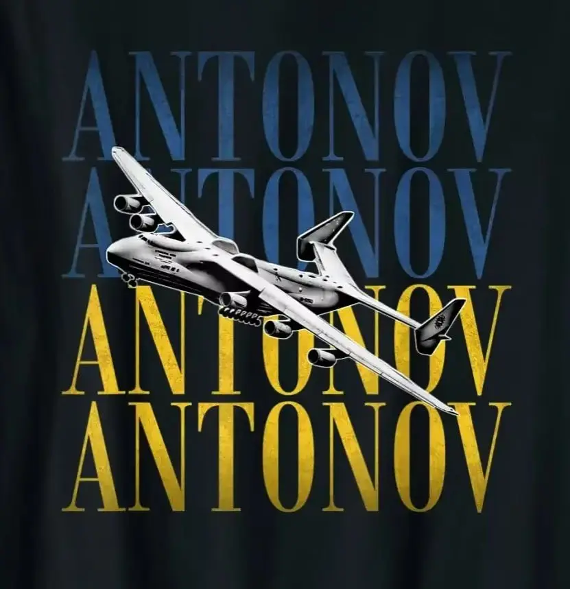 

Antonov AN-225 Cargo Jet Plane Aircraft Men T-Shirt Short Sleeve Casual 100% Cotton O-Neck Harajuku Tees