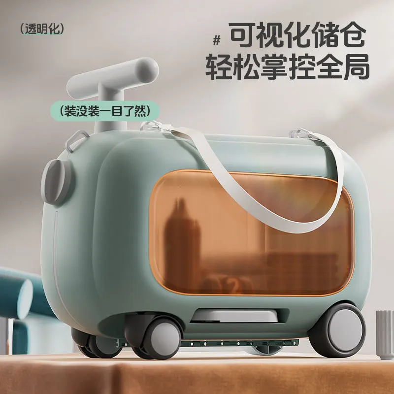 Maleta de viaje para bebé, bicicleta corredera que se puede recuperar, equipaje para niños, bicicleta corredera, viaje para bebés de 1 a 3 años, novedad de 2025