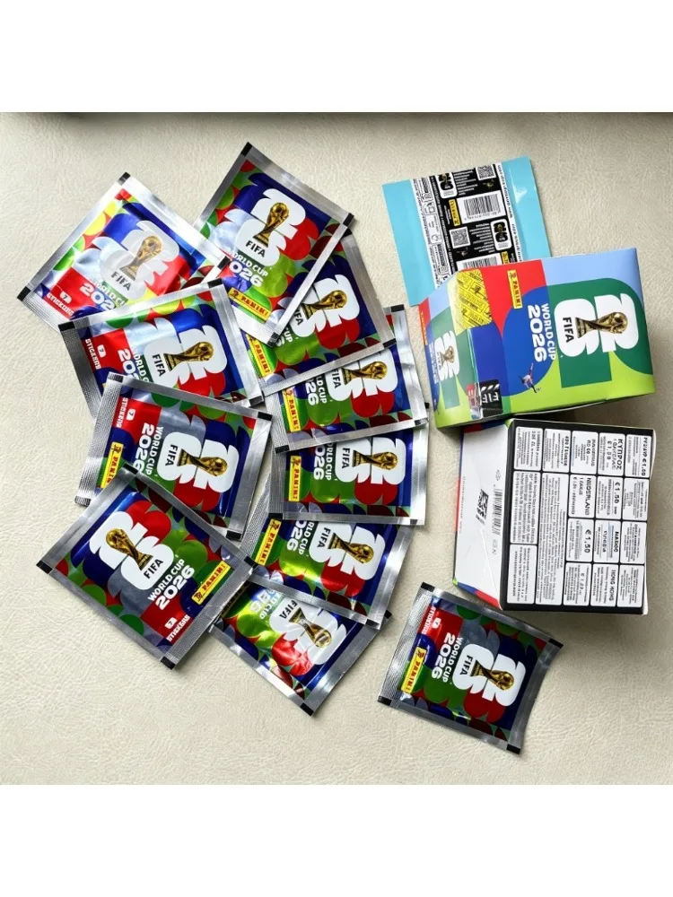 @ 50 Packungen Panini Fußball Sport Sammelsticker Box 2026 Internationale Spiele Sammelsticker Fan-Kollektion Geschenk!