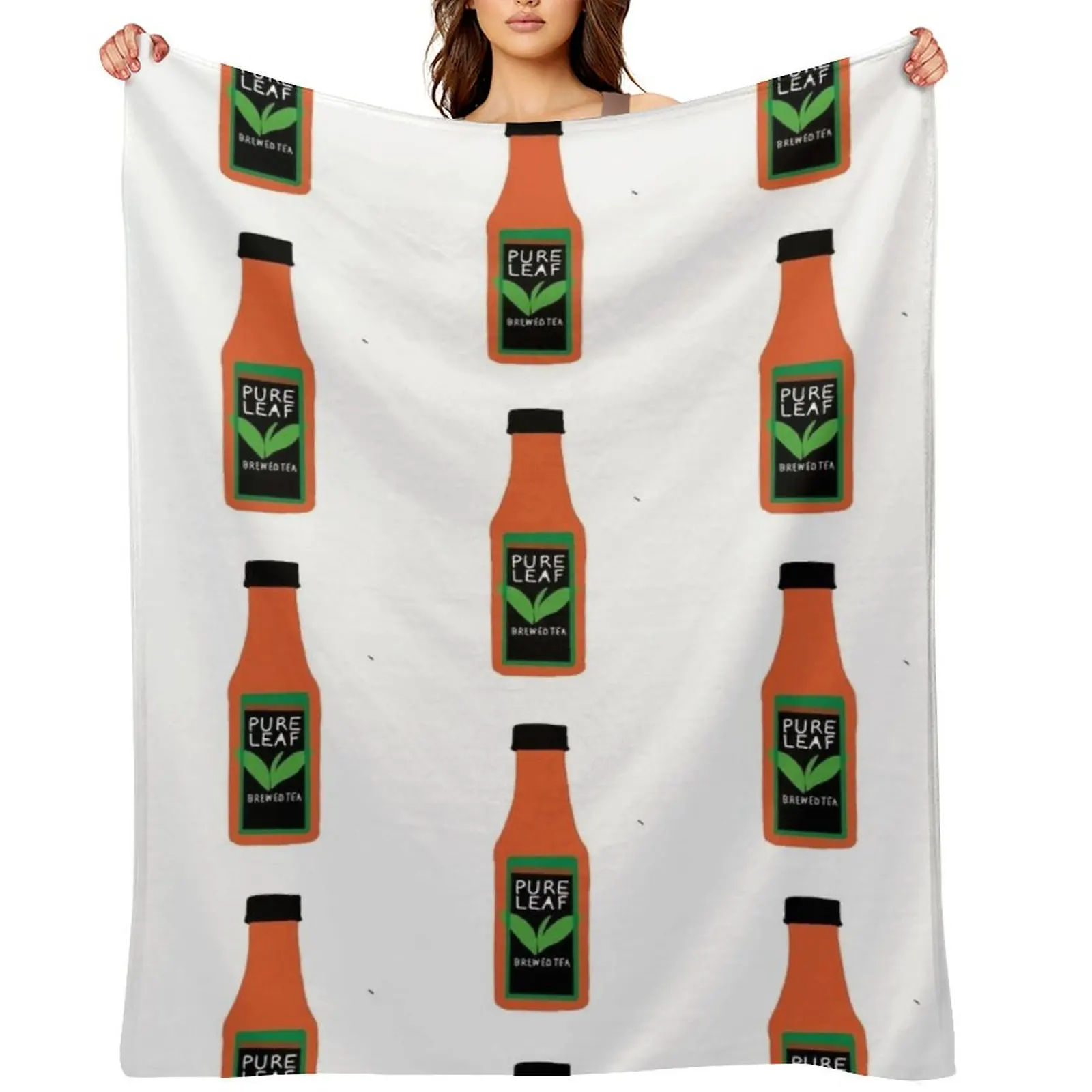 

pure leaf tea Throw Blanket Cute Baby Bed Luxury St Blankets