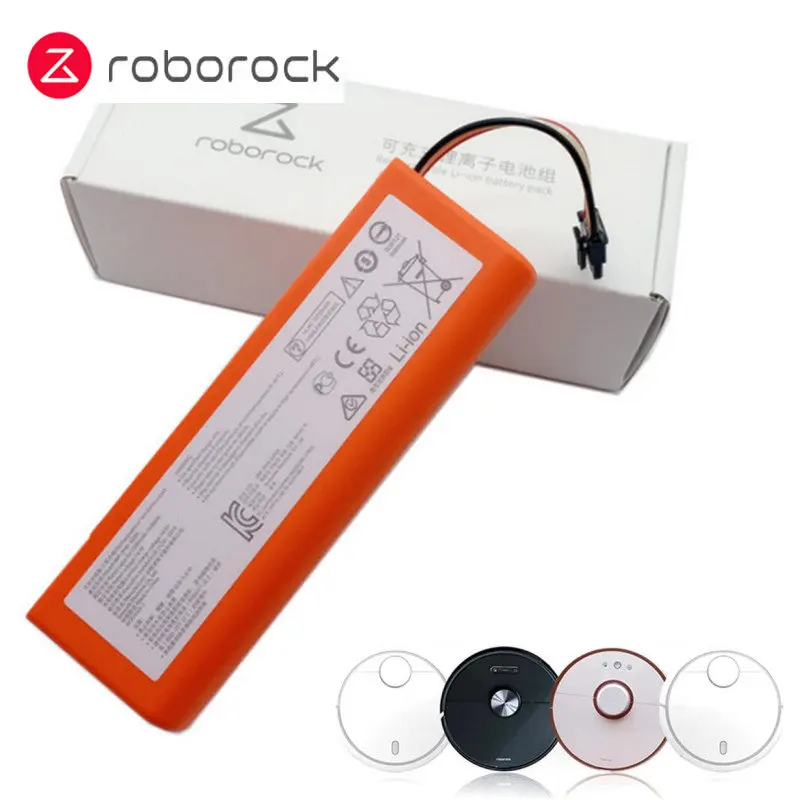 Original Roborock Li-ion Battery Replacement for S50/S6/S5 Max/S7/S7 MaxV Ultra/S8/Q5/Q7/Q7 Max/S55 Robot Vacuum Cleaner 5200mAh