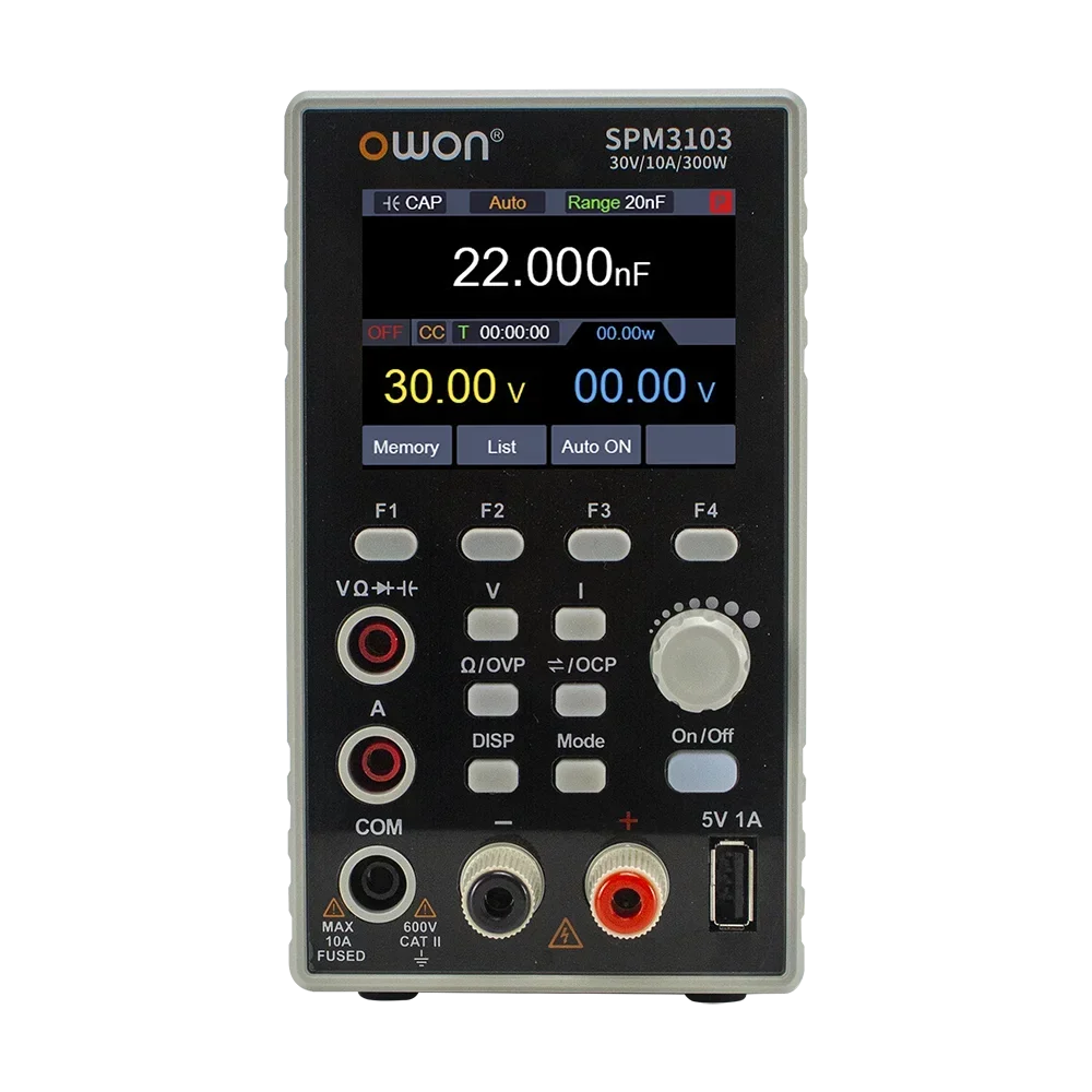 Owon SPM6103 SPM3103 SPM6065 SPM3051 Alimentation CC programmable avec compteur numérique 4 1/2