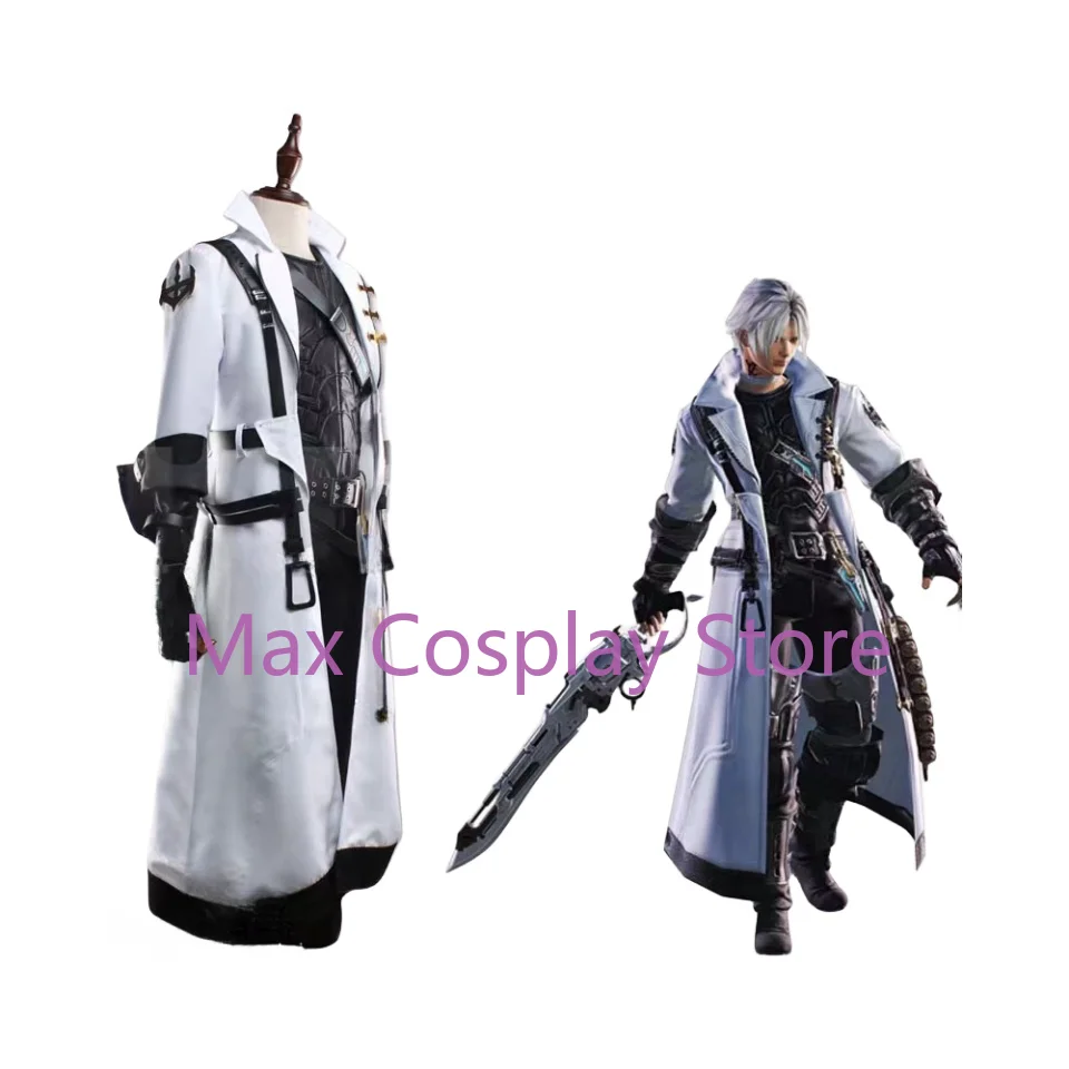أزياء ماكس فاينل فانتسي XIV FF14 Thancred Waters التأثيرية لحفلات عيد الميلاد والهالوين مصنوعة حسب الطلب بأي حجم #4