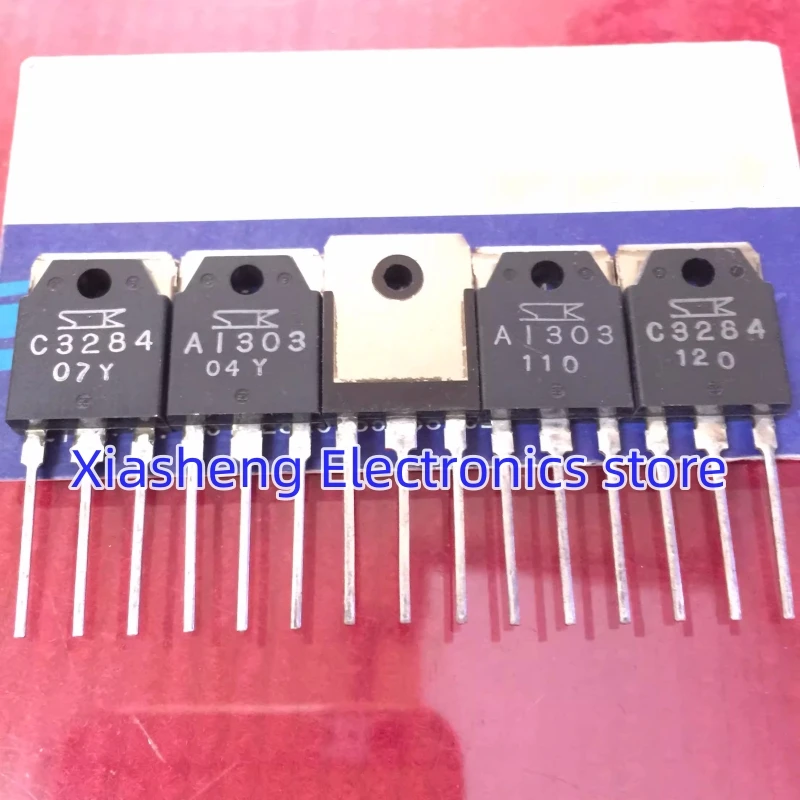 New Original 2Pairs 2SA1303 A1303 + 2SC3284 C3284 TO-3P Fever Amplifier Matching Transistor Good Quality