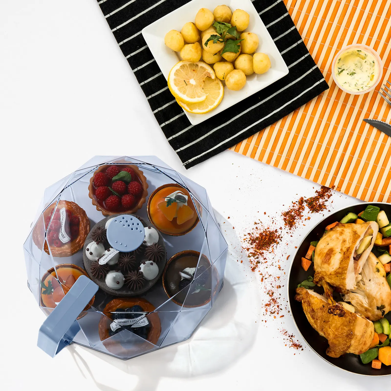 

Крышка для микроволновой печи, 1 шт., портативная, с ручкой, куполообразная, термостойкая, для защиты от брызг, для посуды, маслостойкая