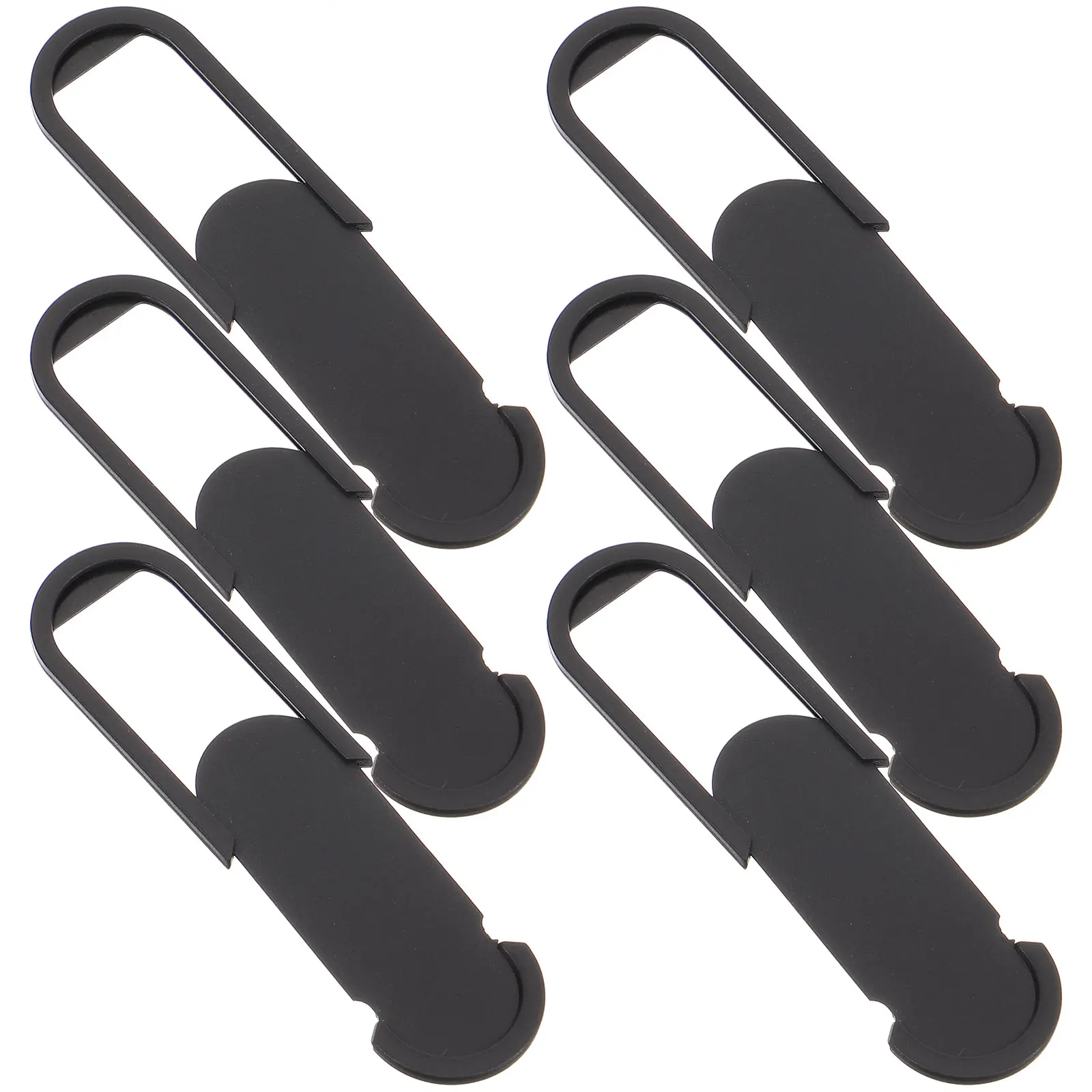

6pcs Privacy Camera Cover Laptop Webcam Slider Black OPP Protective Dustproof Decorative Shutter Easy Use Slide