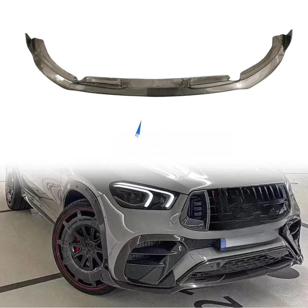 

B Style Carbon Fiber Front Lip Splitter Front Bumper Lip for GLE Class W167 C167 2019-2023