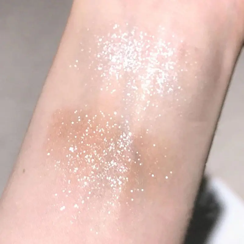 アイシャドウパレットとキラキラ,ピンクと紫,キラキラ,真珠,美白,防水,ポータブル