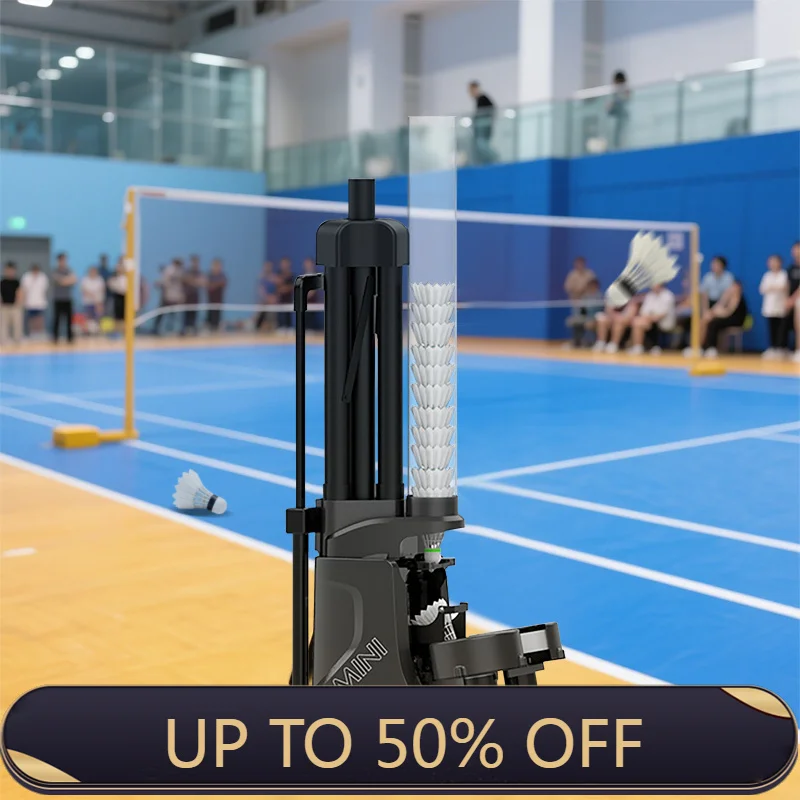 Maszyna do podawania piłek do badmintona STLF Wholesale Shuttlecock, przenośna maszyna treningowa do badmintona na boisko, do użytku klubowego.