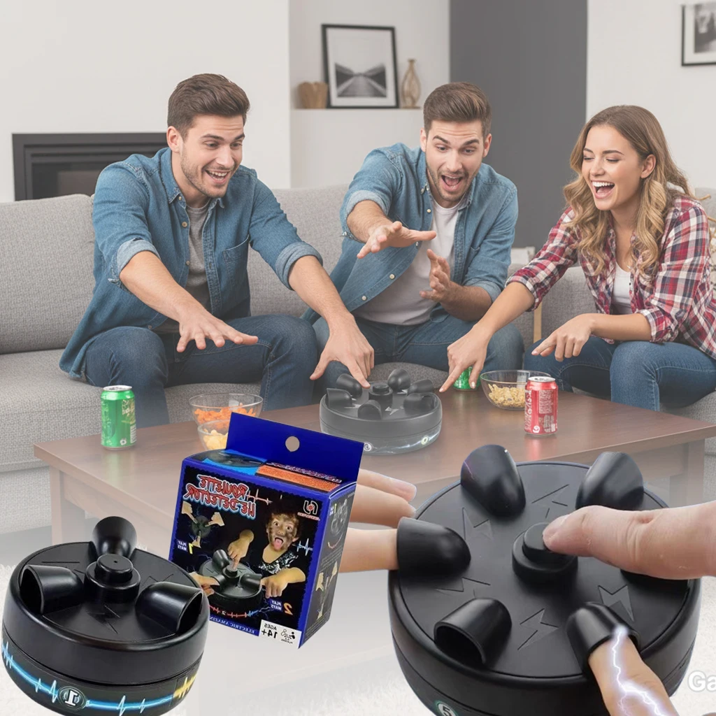 

Детектор лжи с тремя/шестью пальцами, игрушка для снятия стресса, розыгрыш, игровое устройство, вечерние трюки, шоковый тест, забавный гаджет для друзей и семьи