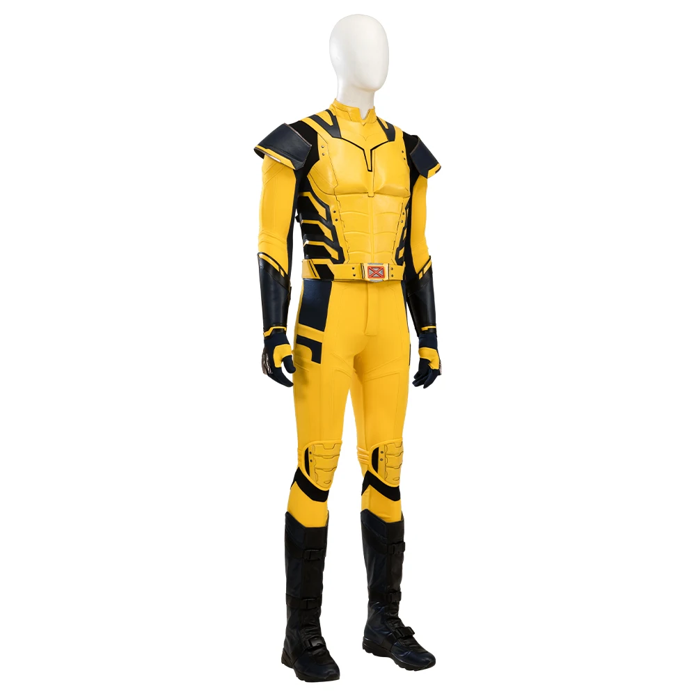 James Howlett Cosplay Costume Superhero Wolf Cosplay Logan Battle Suit Jumpsuit Outfit Adult Men Carnival Halloween Zentai