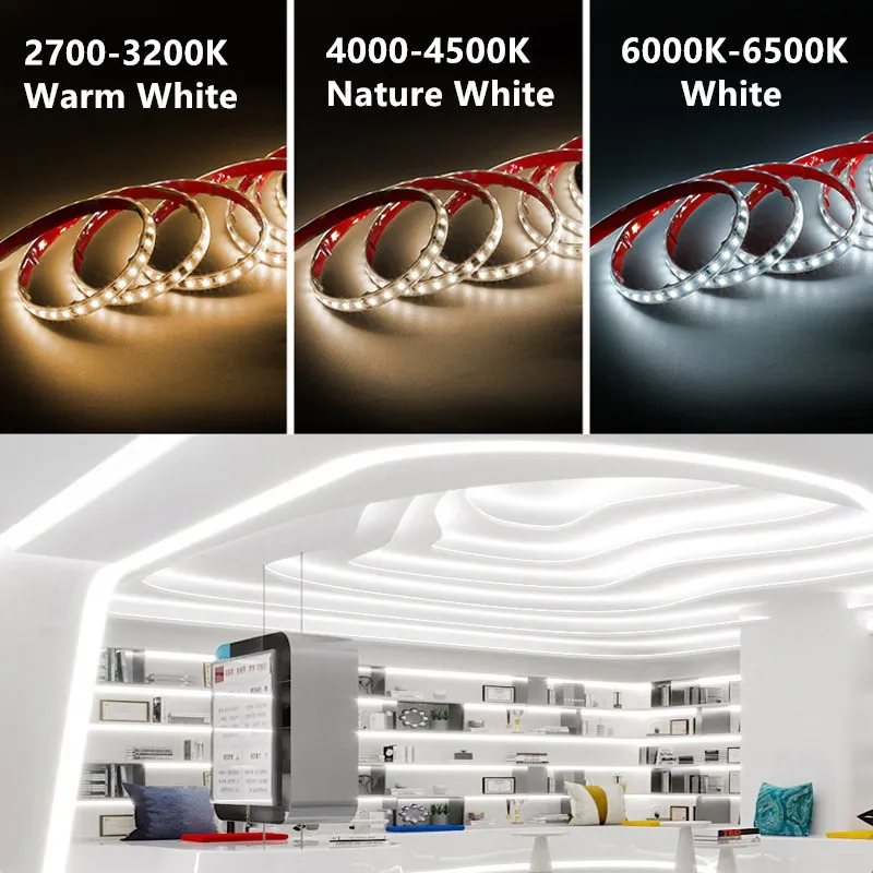 AC 220V Led Strip Light Lamp 2835 120led/M 1M-25M IP67 Waterproof High Lumen Led Strip Lights 220V Diode Tape Outdoor Backlight