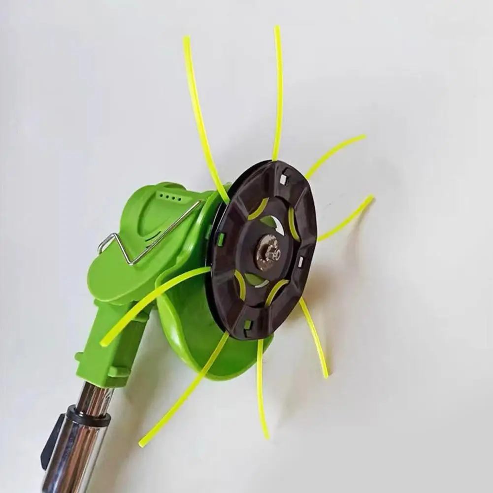 رأس جزازة العشب بقطر داخلي 5 مم مع 4 خطوط بديلة لقص العشب وإزالة رأس أداة تقطيع الأعشاب في الحديقة