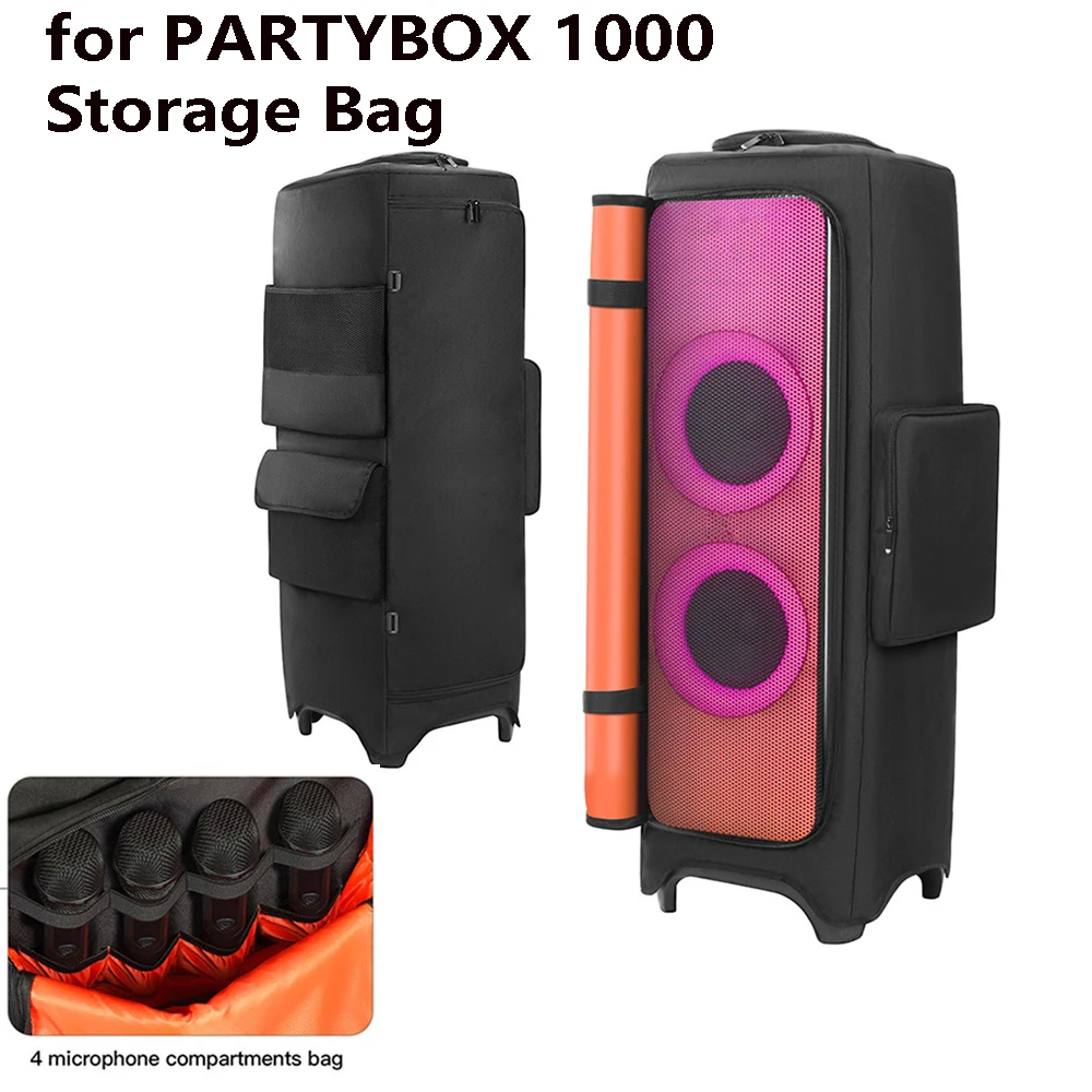

Portable Audio Dust Cover Foldable Protective Storage Bags Accessories Speaker Protective Case for JBL PartyBox 1000 Storage Box