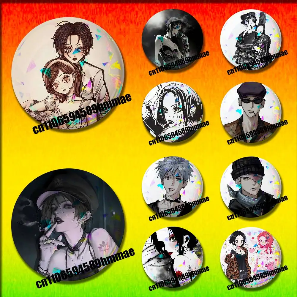 

For Ren Nana Osaki Yasushi Shin Emblem Round Pins Insignia Badge Case Ornament Souvenir 32mm Brooch Button