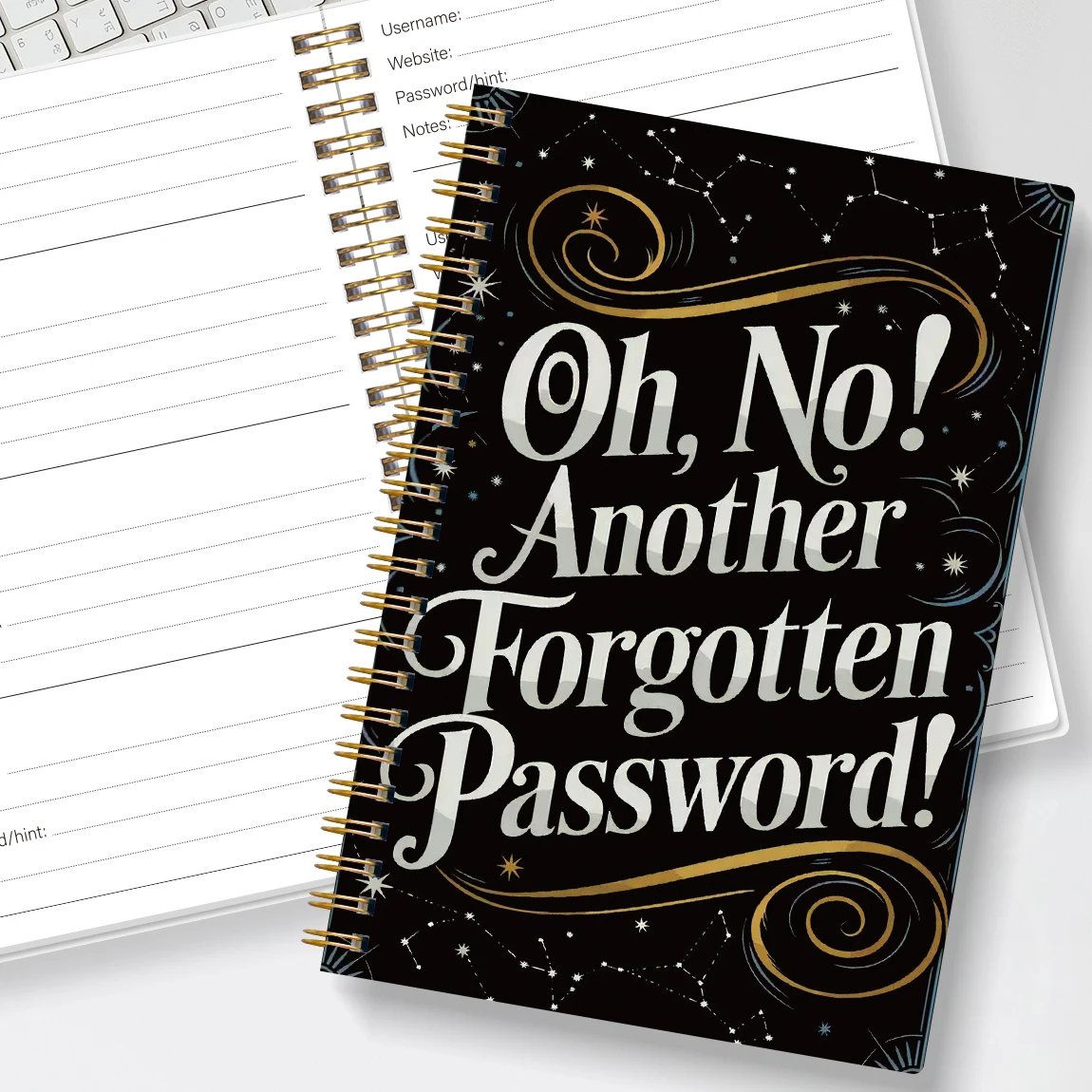 

A5 Password Book,Internet Account and Website Login Organizer,Notes Section, Perfect Password Journal for Managing Cybersecurity