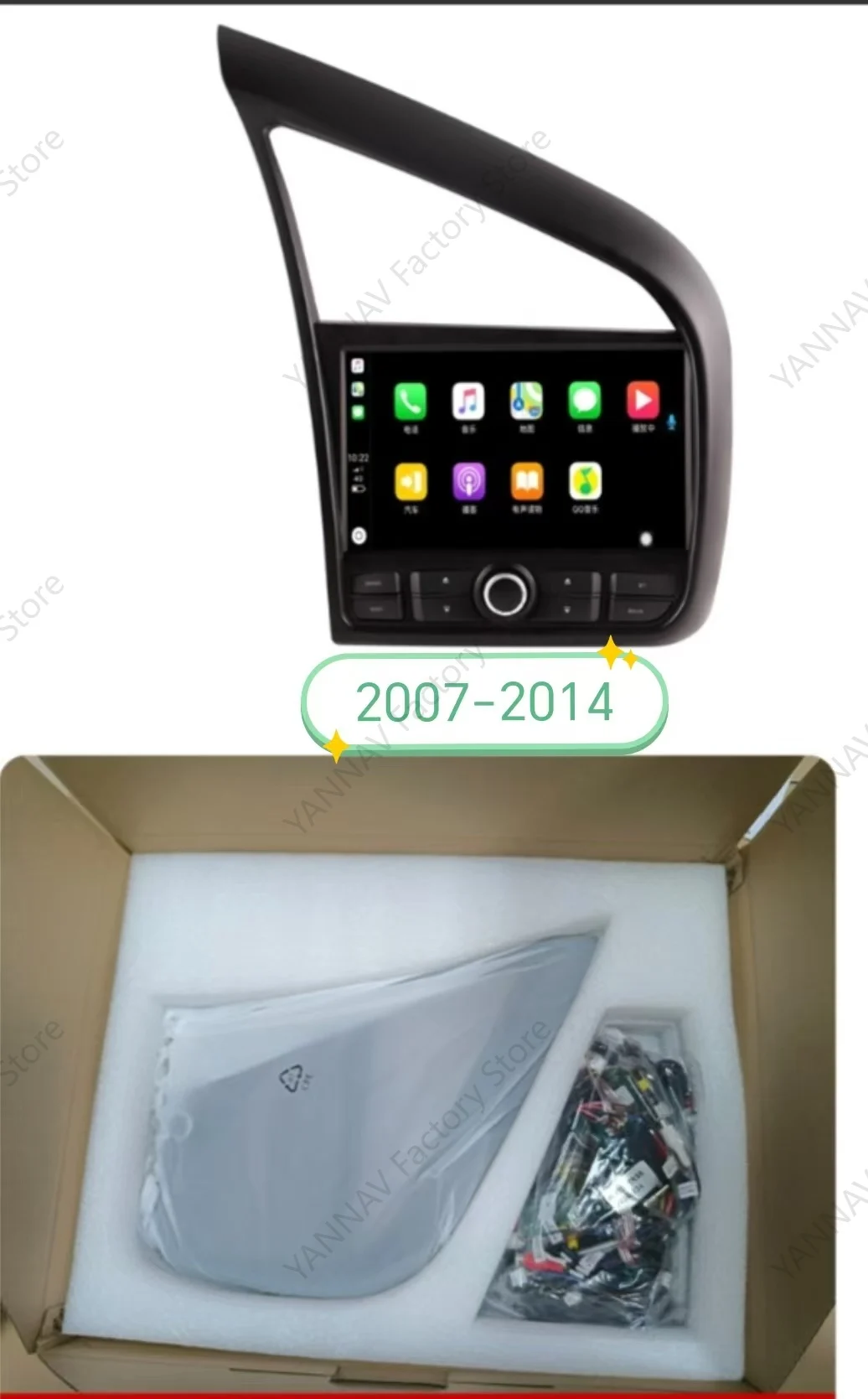 Android 14 Multimedia Player Wireless Carplay GPS Navigation for Audi R8 V10 2007-2015 Car Stereo Radio Auto Audio Head Unit DSP