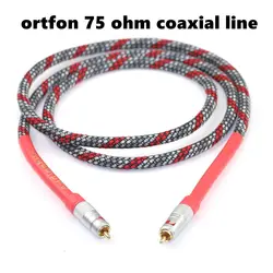 Denmark ortfon 8N 75 ohm coaxial axis AV power amplifier subwoofer line RCA signal line Spdif TV line