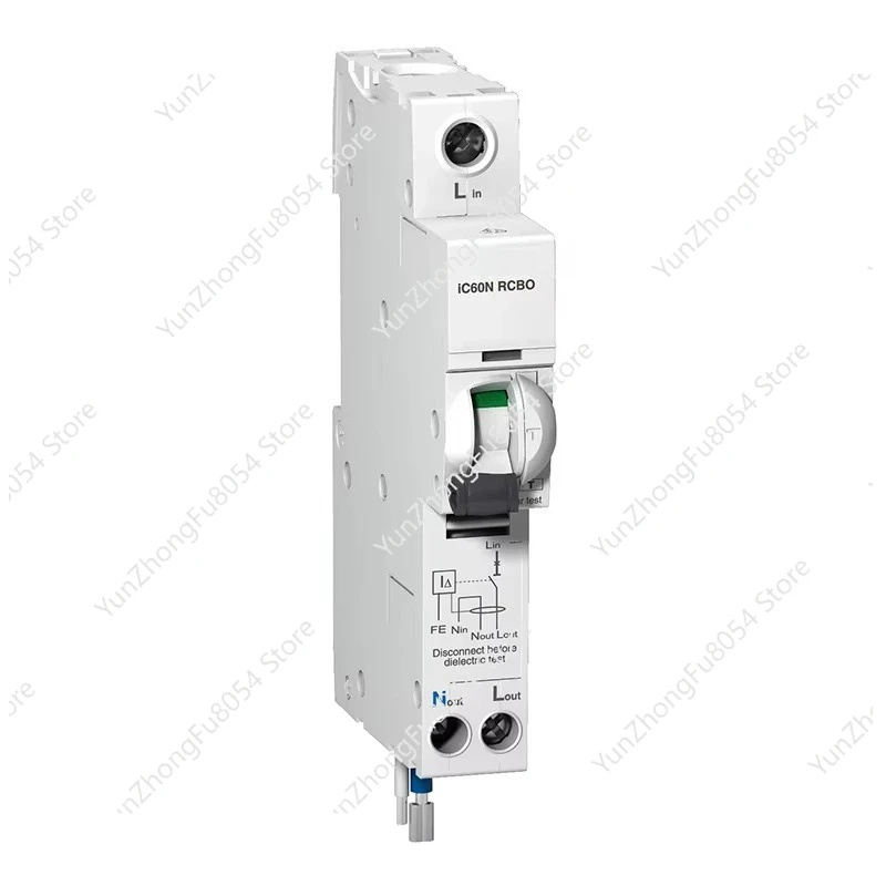 For A9D61806 Residual Current Circuit Breaker with Overcurrent Protection IC60N RCBO 1P + Ns 6A 30mA 6000A