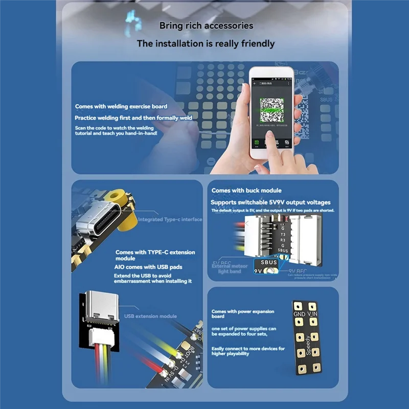 AEE7-For Speedybee F405 AIO Flight Controller 40A Blue-Jay 3-6S Integrated Flight Controller For FPV Freestyle Drones