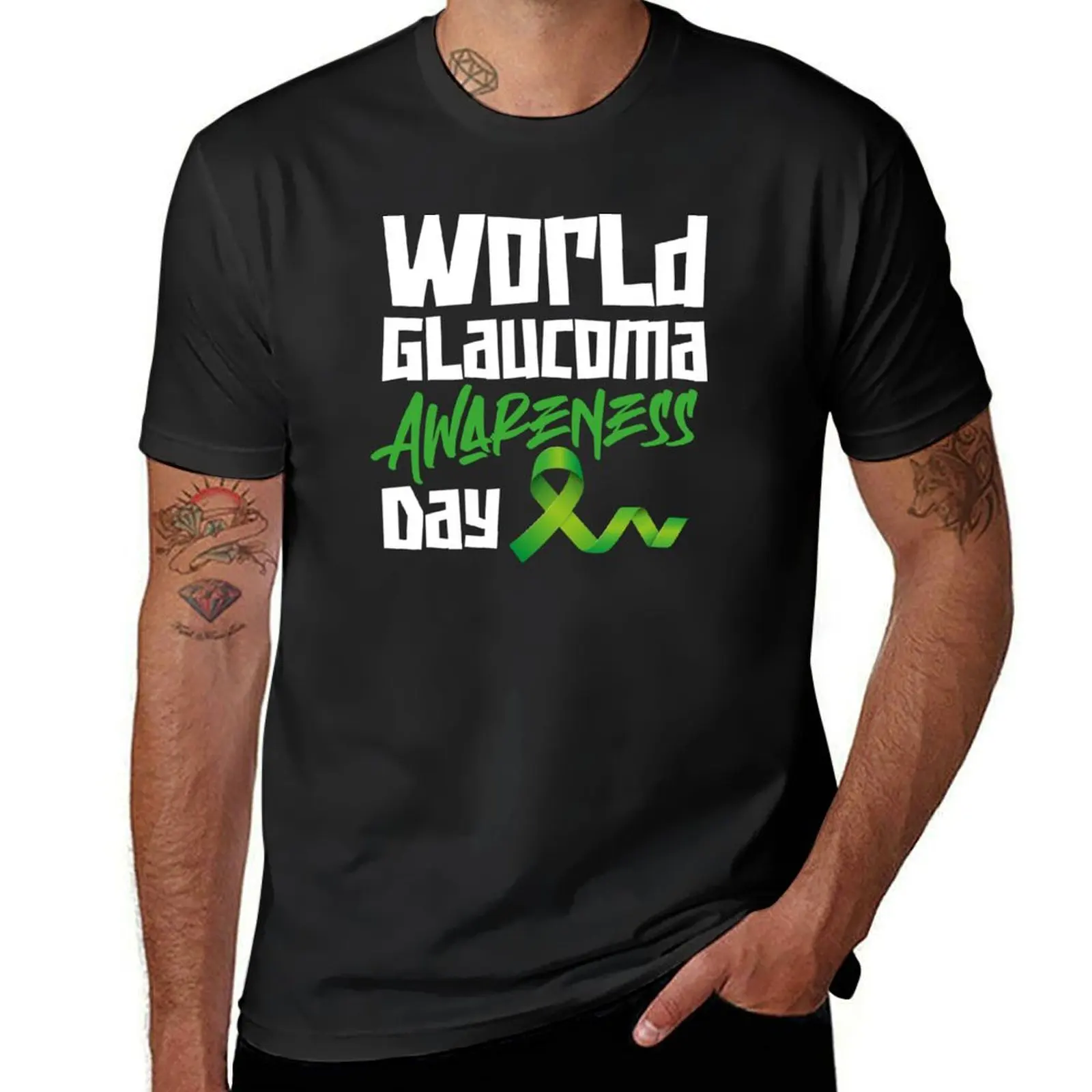 World Glaucoma Day – March T-Shirt heavyweights quick-drying boys animal print t shirts for men